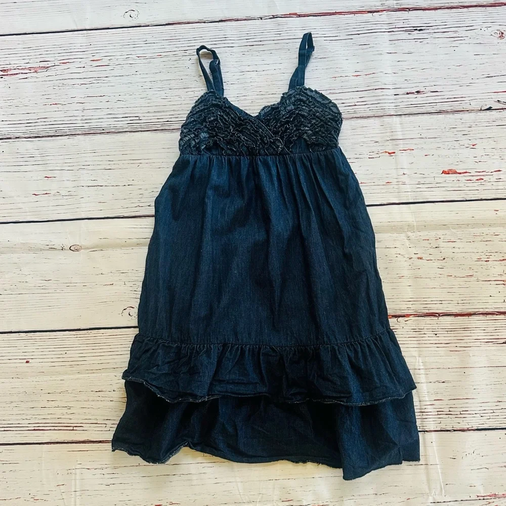 Girls summer denim dress! Size 8-10